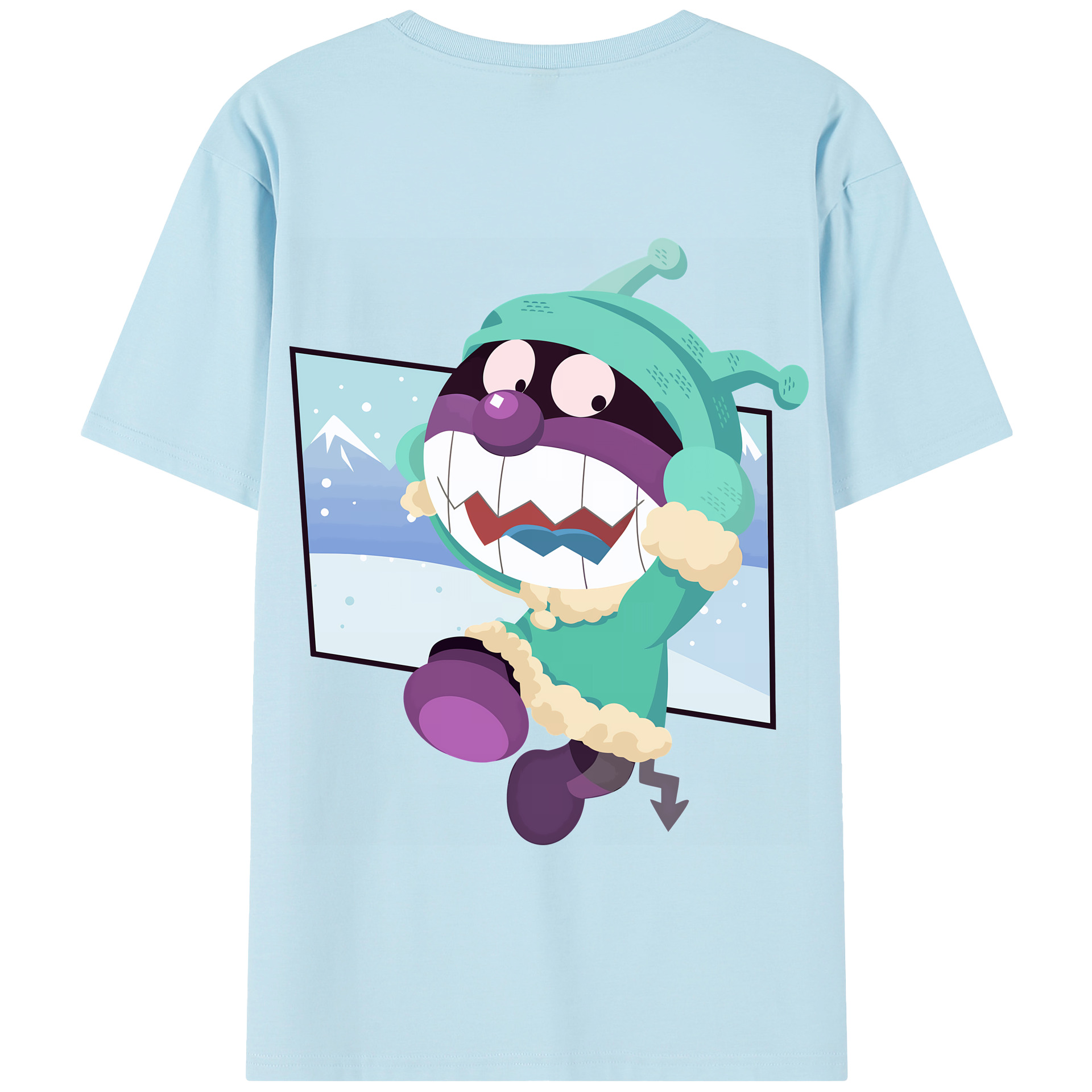 （画像用） アンパンマン Anpanman 綿100％半袖Tシャツ（背面プリント）